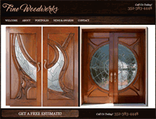 Tablet Screenshot of finewoodworks.net